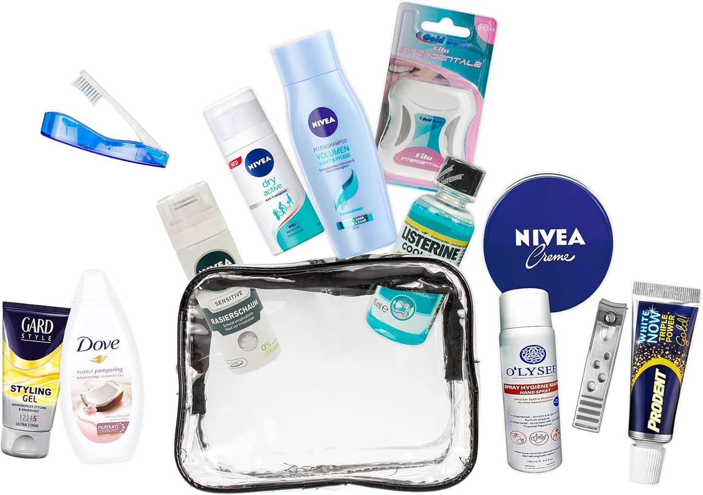 Reise-Essentials-Kit für Handgepäck, Men New Ama-60, Men New Ama-60