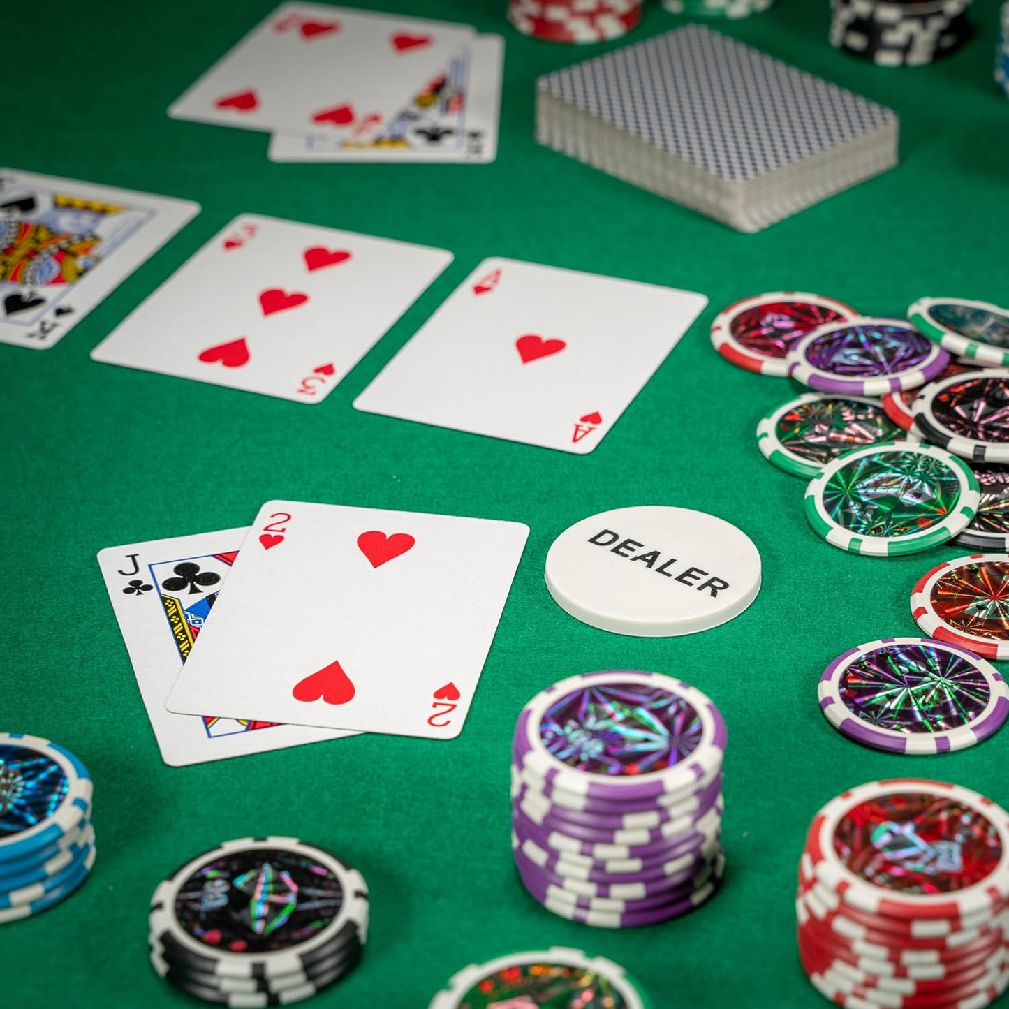 Pokerkoffer Set mit 500 Chips und Zubehör