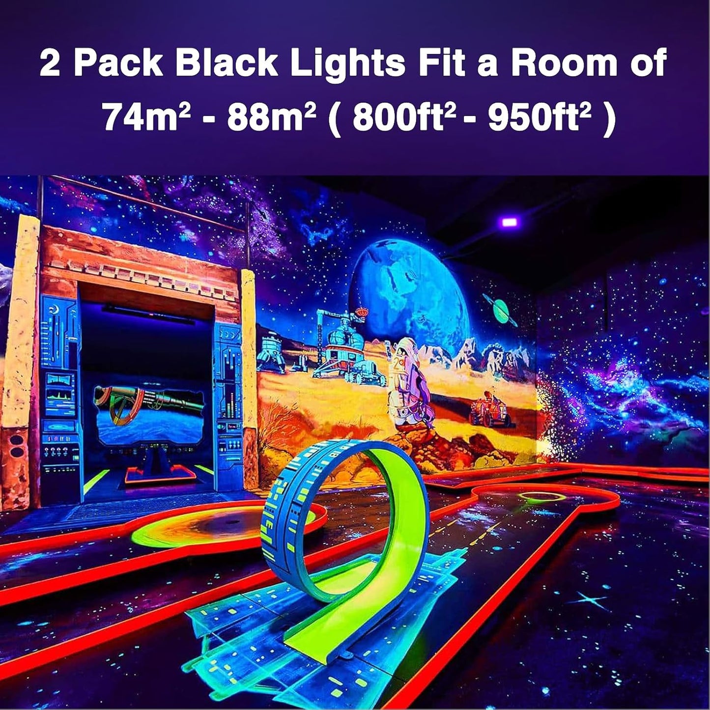 LED UV Strahler Set, 50.0 Watt