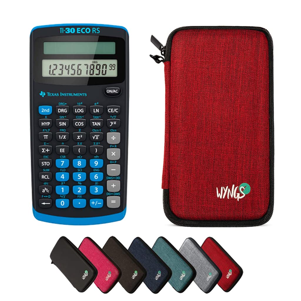 Wissenschaftlicher Taschenrechner TI-30 ECO RS, Rot