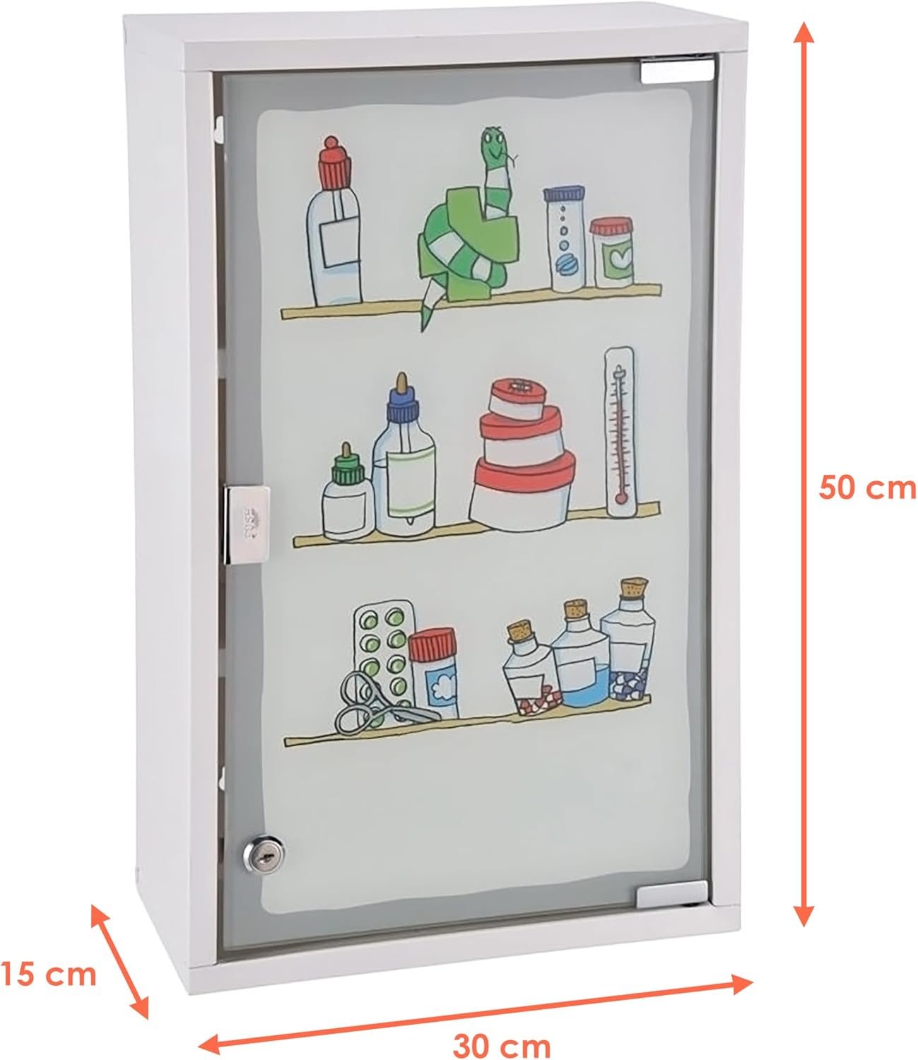 Medizinschrank, Bunte Arznei