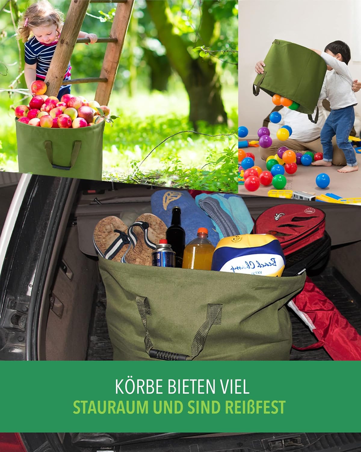Faltbarer Garten-Abfallsack, 1 stück (1er Pack)
