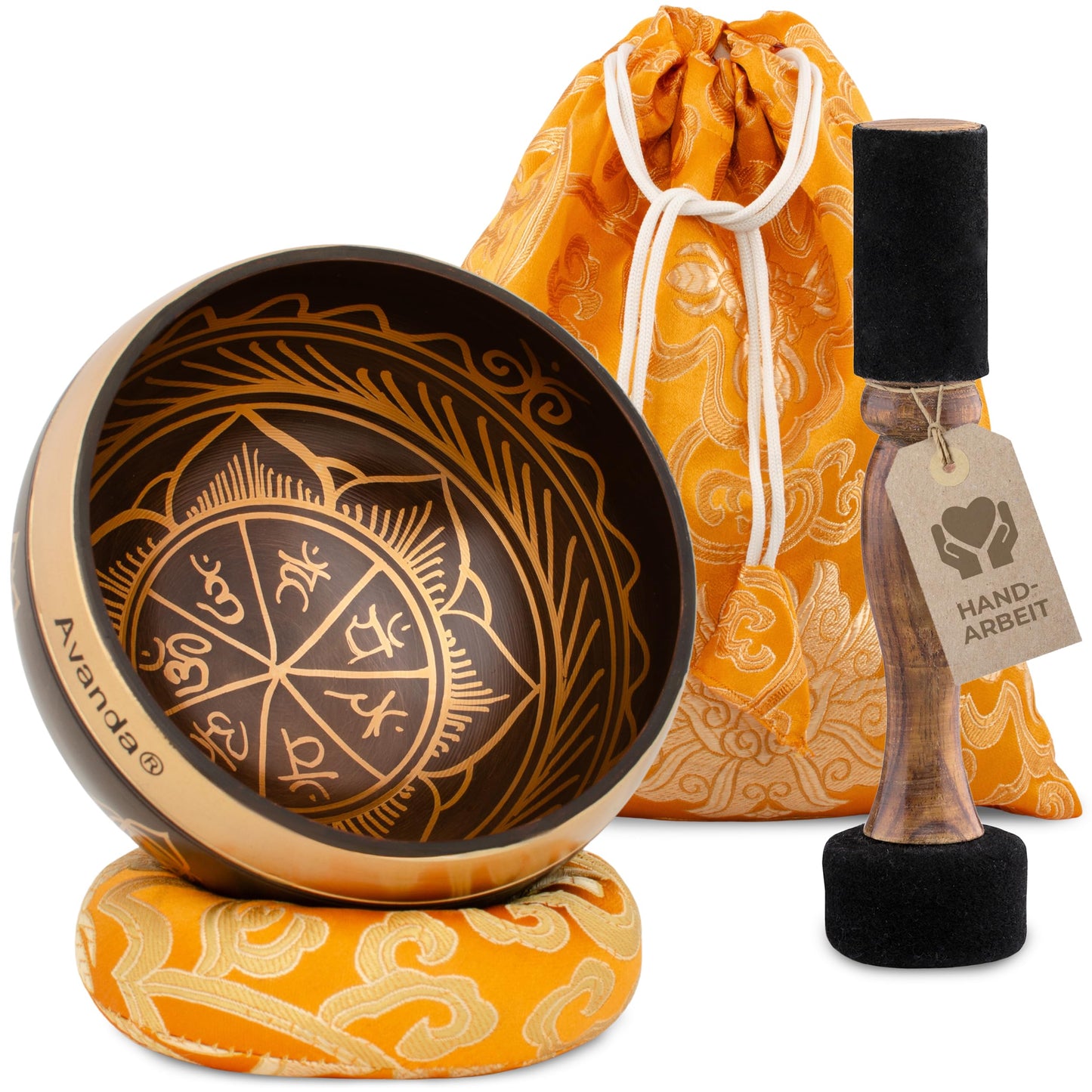 Klangschalen-Set für Meditation und Entspannung