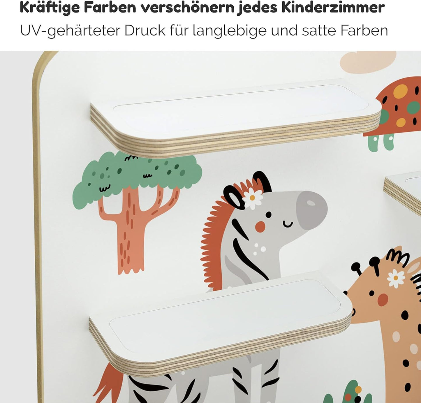 Regal für Tonies & Toniebox mit Magnetfunktion, Gross Safari