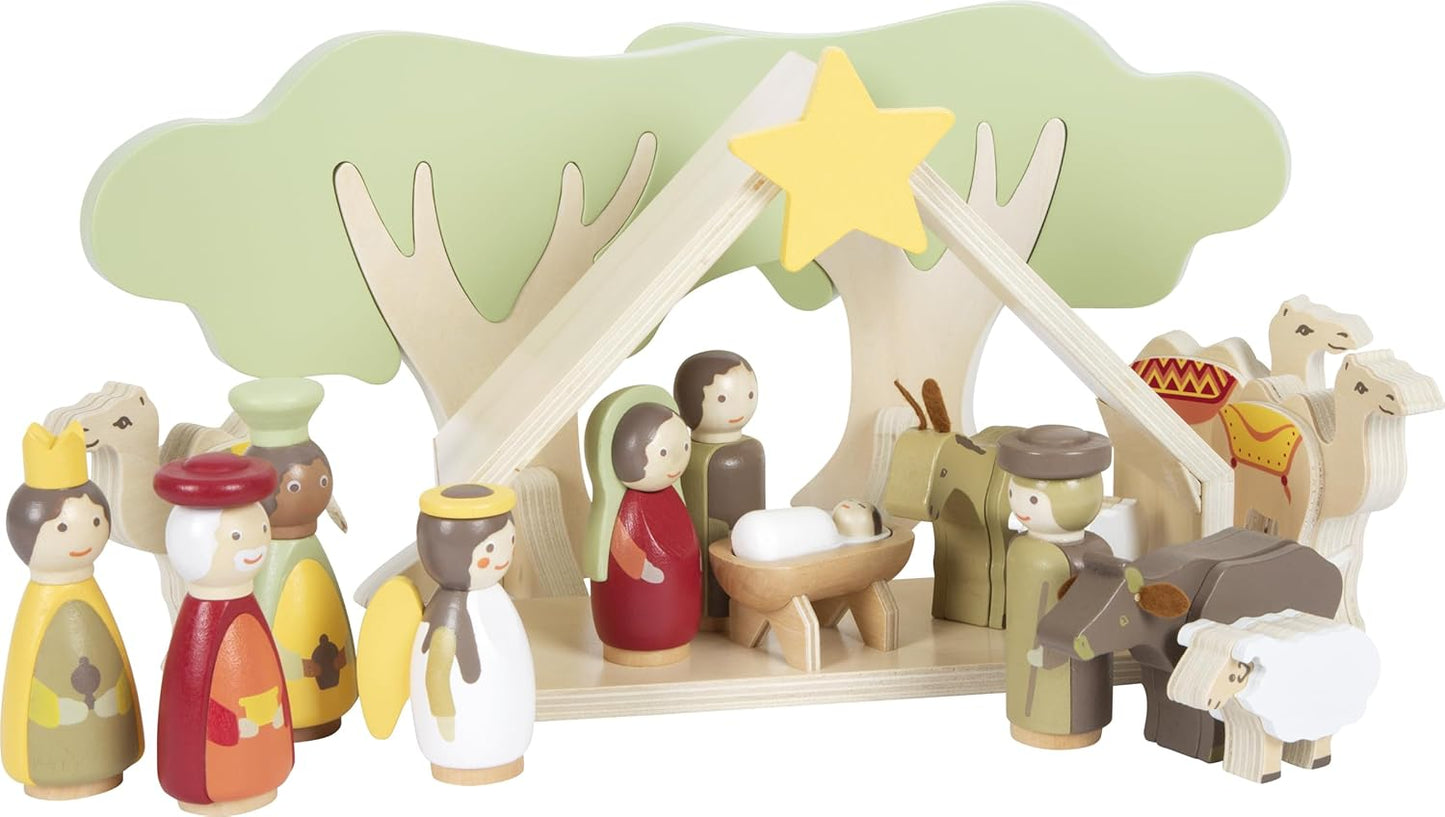 18-teiliges Spielset Weihnachtskrippe, Weihnachtskrippe