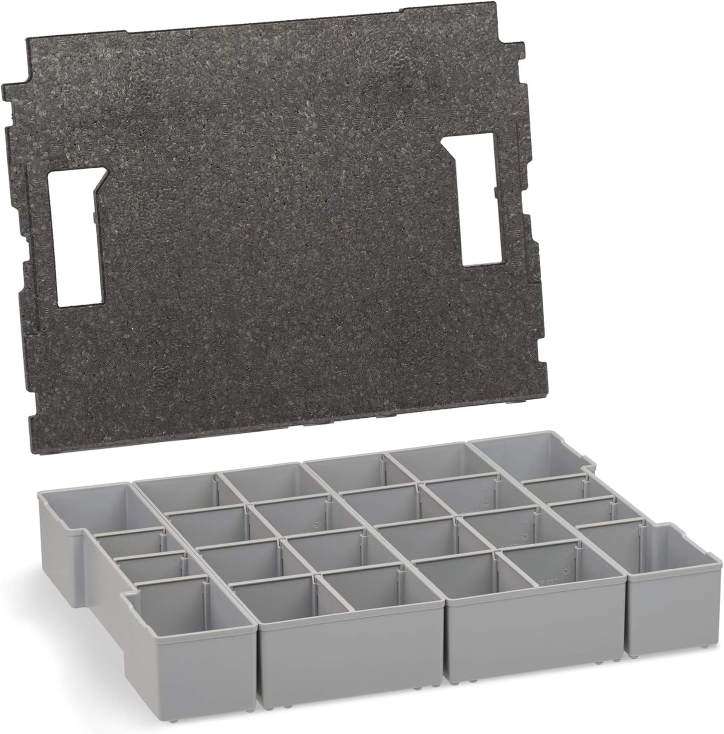 Werkzeugkoffer-Set mit Ordnungssystem Insetboxen K3, Anthrazit