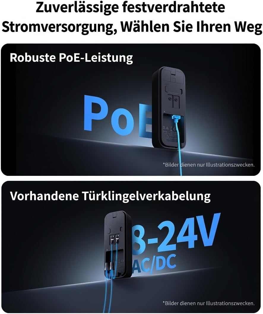 Türklingel-Kamera G400 mit Chime und 2K HD