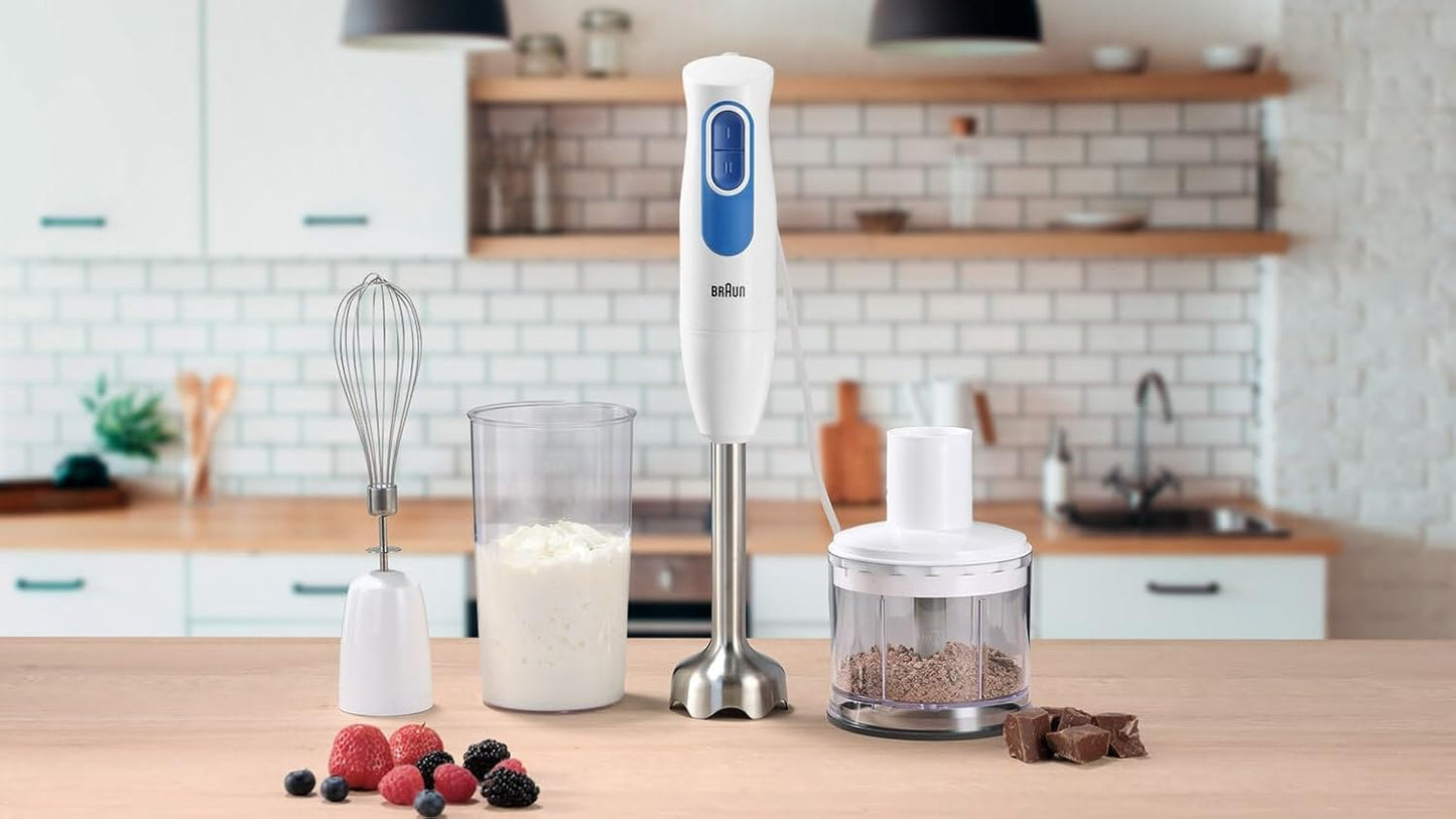 MultiQuick2 Stabmixer-Set mit Zerkleinerer, 2 Geschwindigkeitsstufen