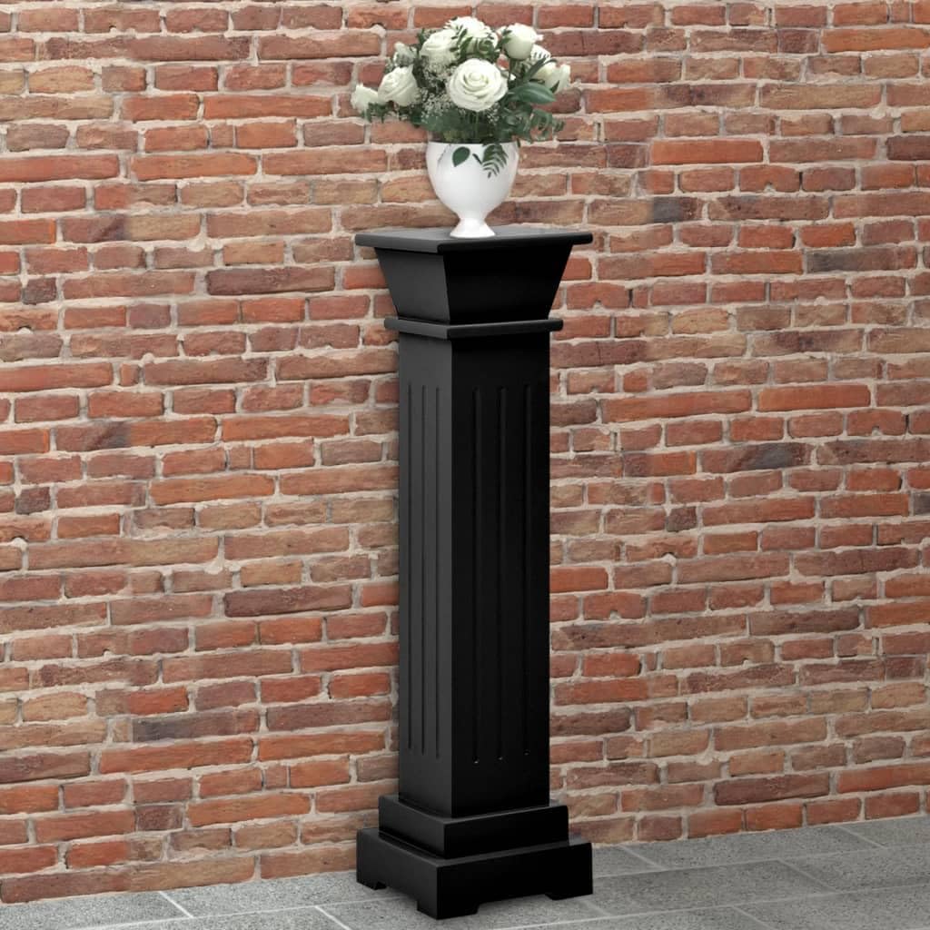 Klassische Pflanzensäule, Schwarz