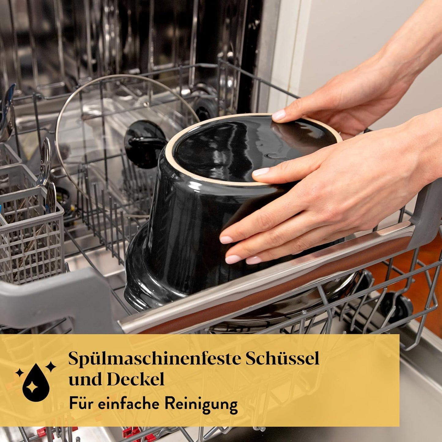 Schongarer mit Countdown-Timer, 3.5 Liter Schwarz
