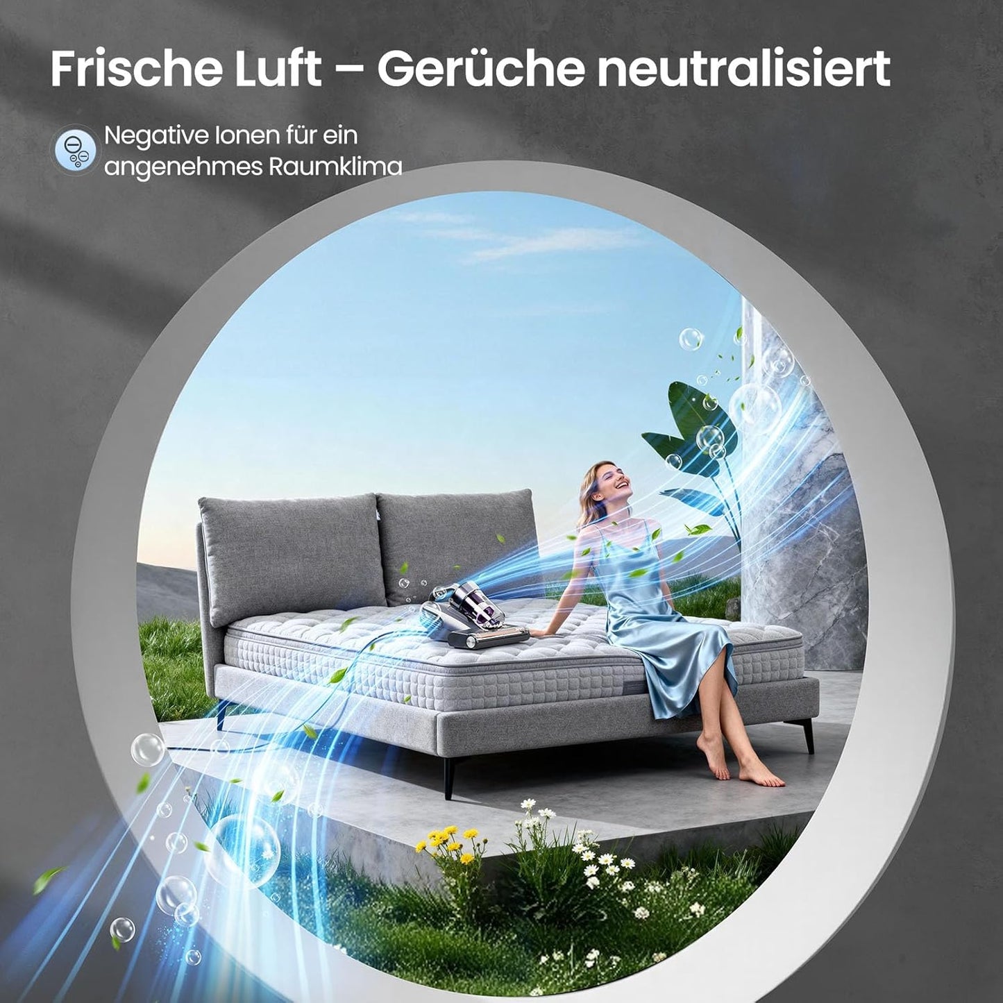 BX8 Milbensauger mit UV-Licht & Heissluft, Lila