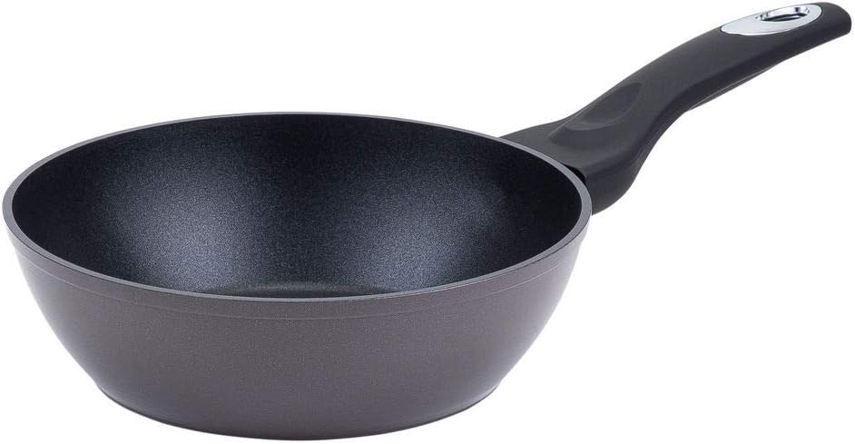 Tiefe Antihaft-Bratpfanne für alle Herdarten (28 cm), Ø28 h=7.7 cm/ Ø Boden 180 mm