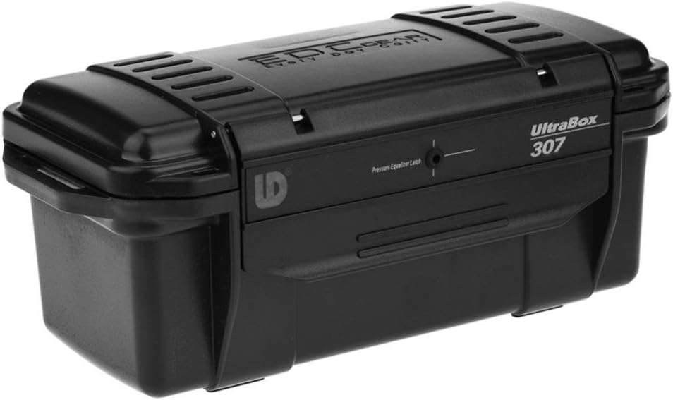Stossfester Outdoor-Survival-Aufbewahrungskoffer, Schwarz