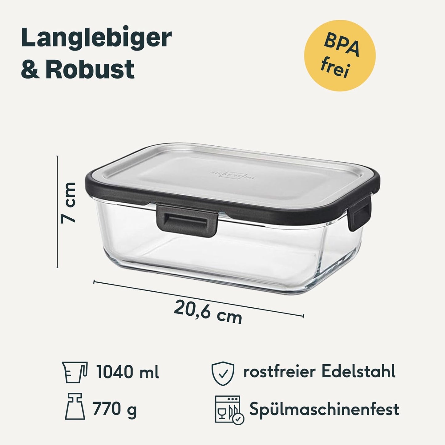 Luftdichte Frischhaltedose