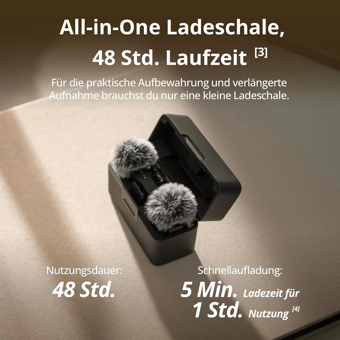 Mic Mini (2 Sender, 1 Empfänger, Ladeschale), Mic Mini (2 Sender + 1 Empfänger + Ladeschale) Standard
