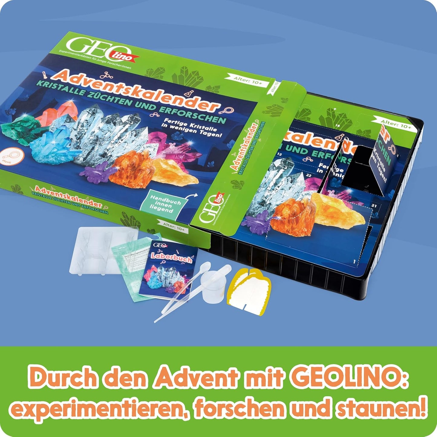 Adventskalender Kristalle züchten und erforschen