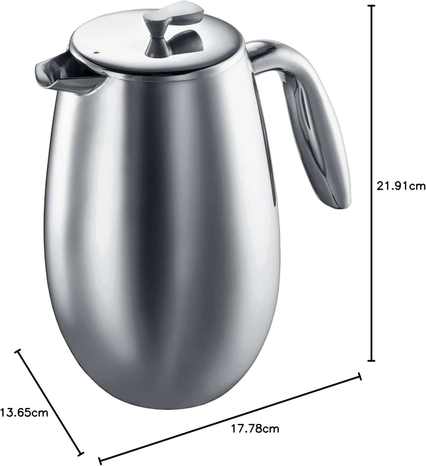 Doppelwandiger French Press Columbia, Matt 1.0 L Single