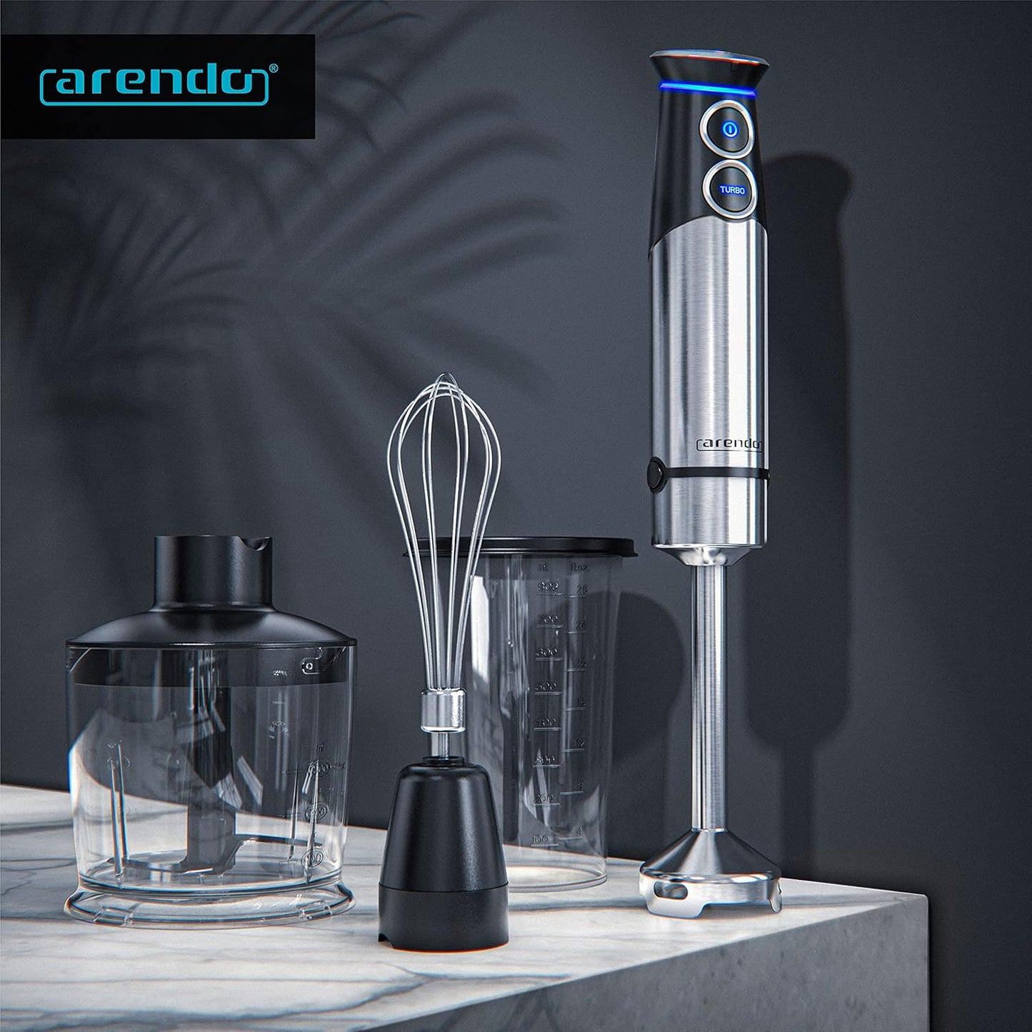 3-in-1 Stabmixer-Set mit Zubehör, A: 1500 Watt