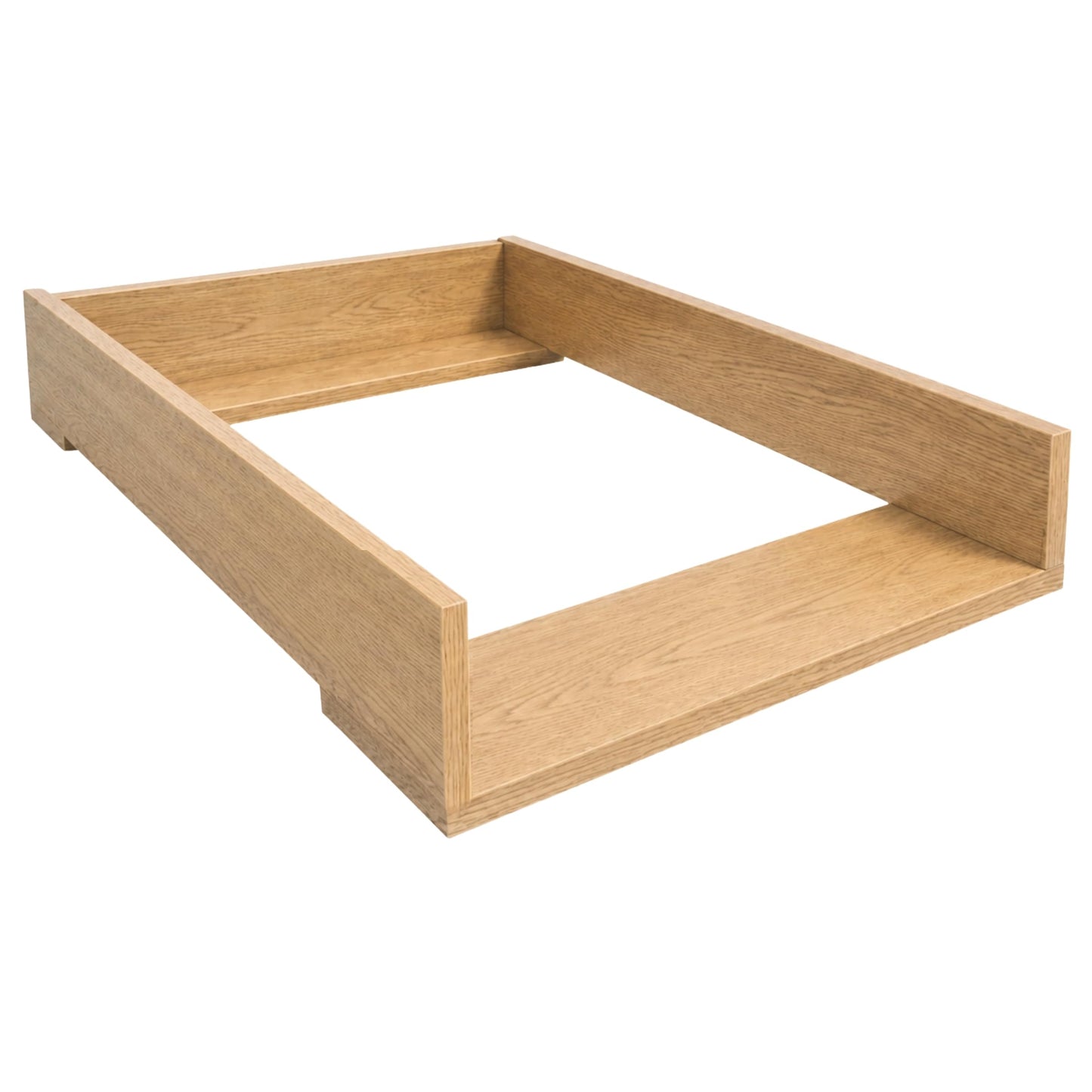 Wickeltischaufsatz für Kommoden, ausziehbar 53,2x70 cm, Eiche 53cm