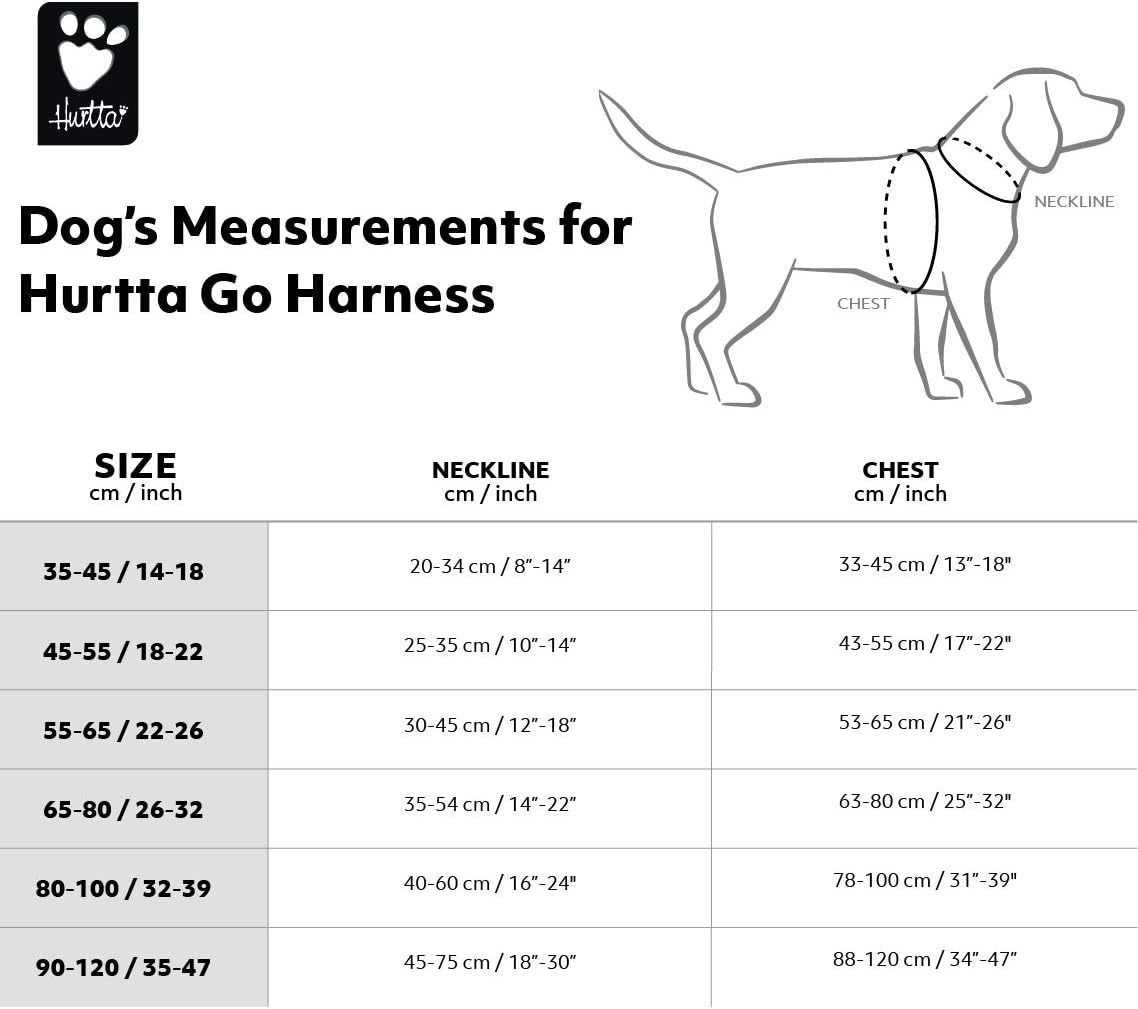 Go Hundegeschirr, reflektierend, gepolstert & verstellbar, 35-45 cm storm grey