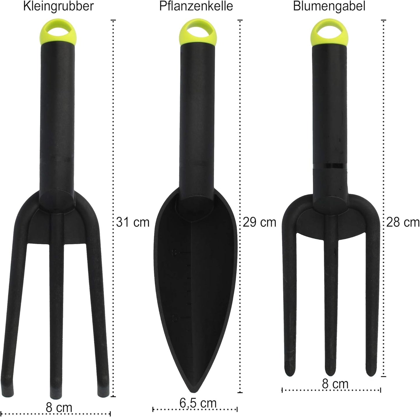 6-teiliges Garten-Werkzeug Set, Set 4 - 6-teilig