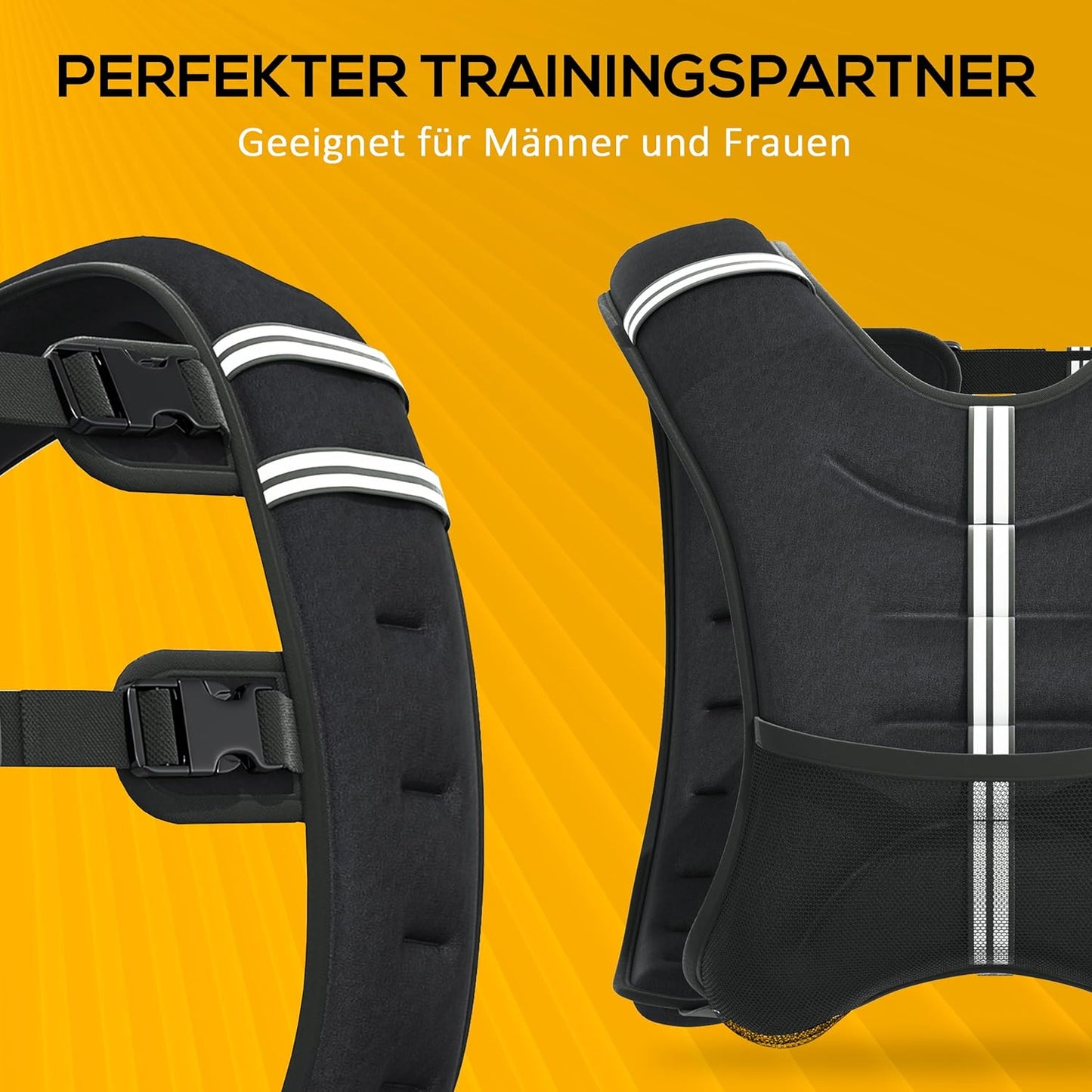 Verstellbare Gewichtsweste für Krafttraining (5 kg), 5 Kilogramm