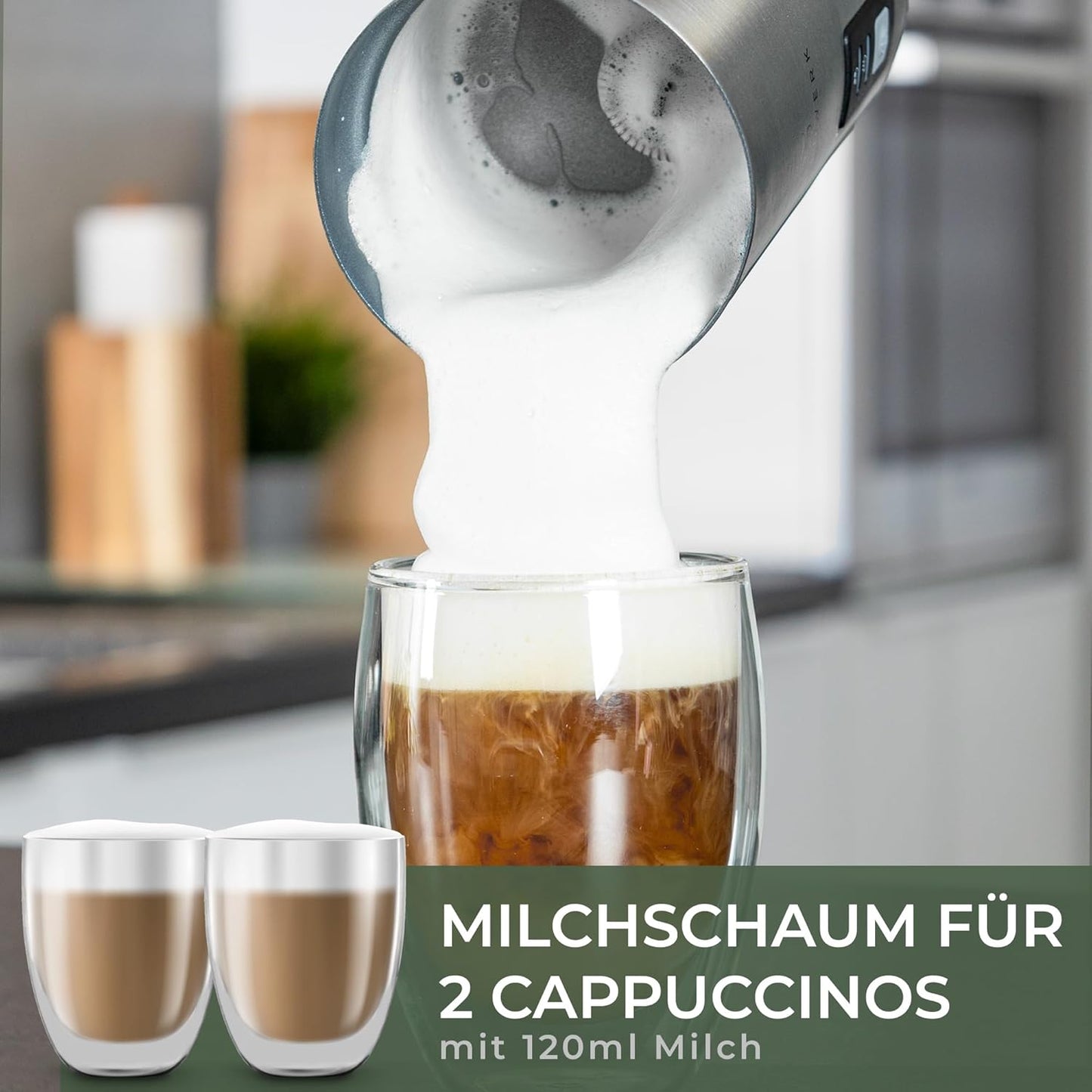 Elektrischer Milchaufschäumer