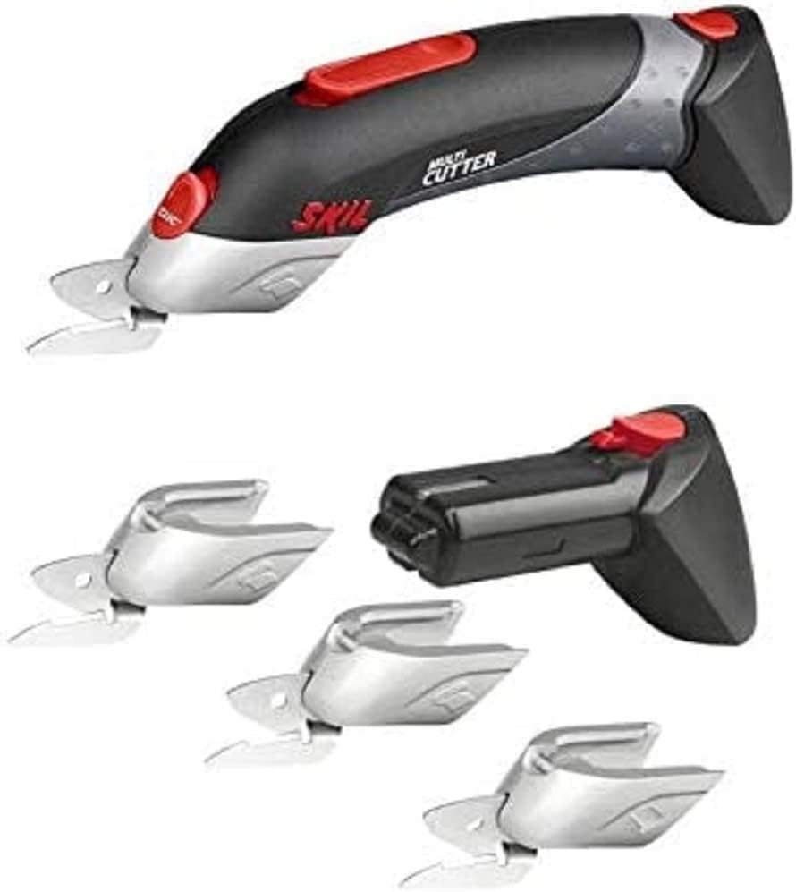 Multi-Cutter (inkl. 2 Akkus, Scherenköpfe), mit 2 Akkus + Scherenköpfe