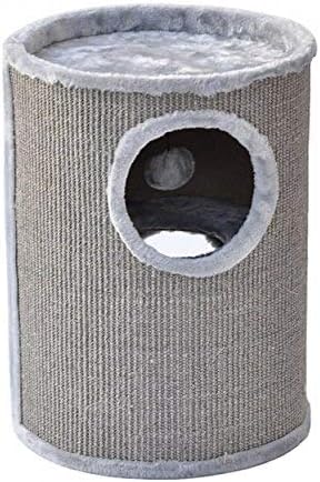 Kratztonne Condo mit Spielball, Grösse M: 50 cm Grau