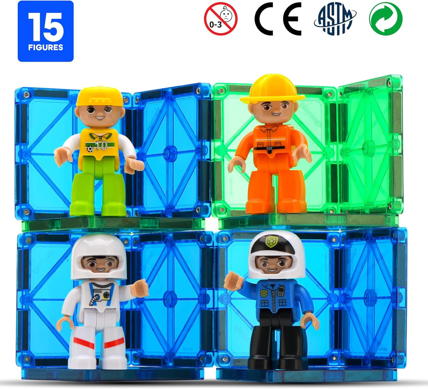 15 Magnetfiguren