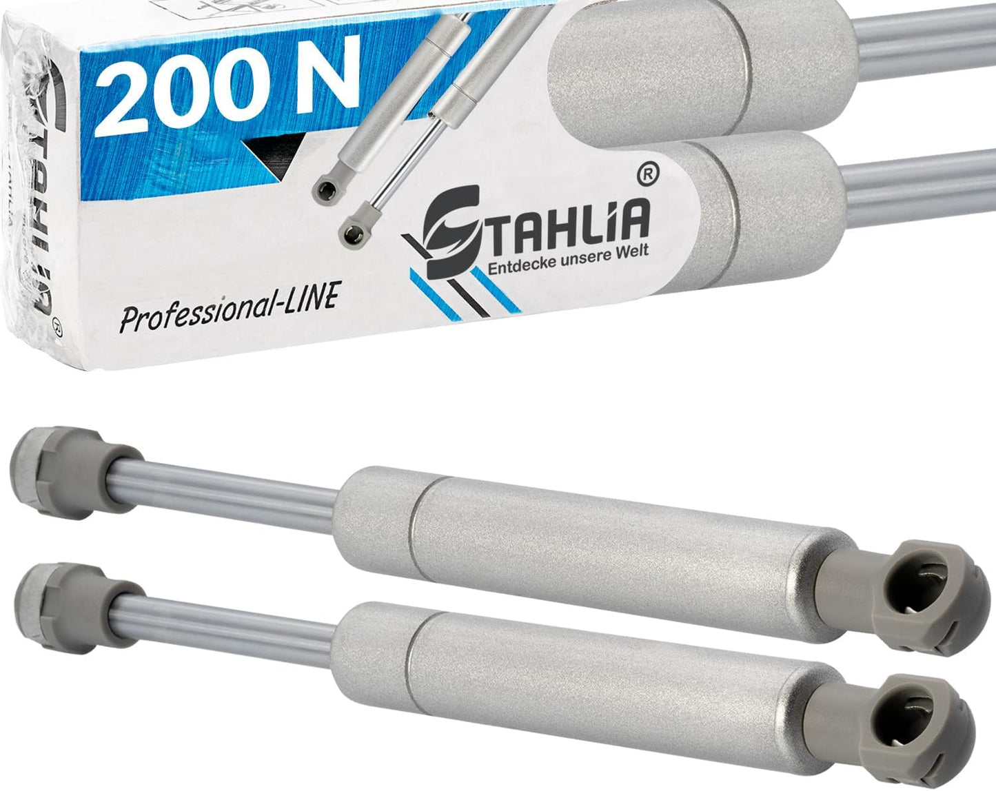 Gasdruckfeder 200N Ersatz-Set (2 Stück), 1 Paar 200 N