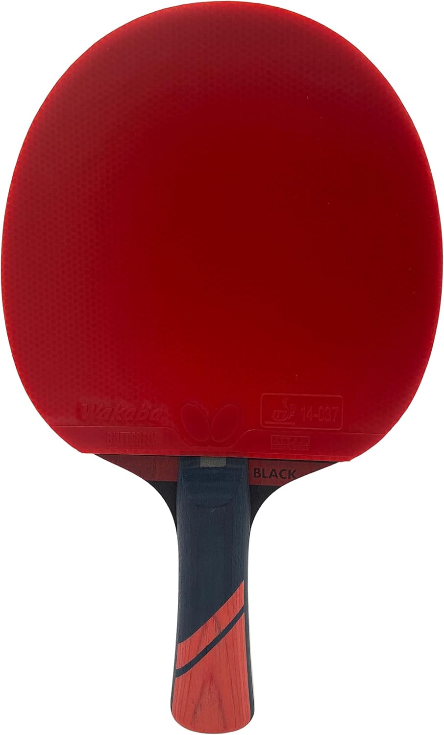Dimitrij Ovtcharov Black Tischtennisschläger mit ITTF Belag & Tischtennishülle, Bundle mit Case DC1