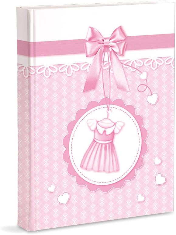 Geburtsfotoalbum, kleid, Pinkes