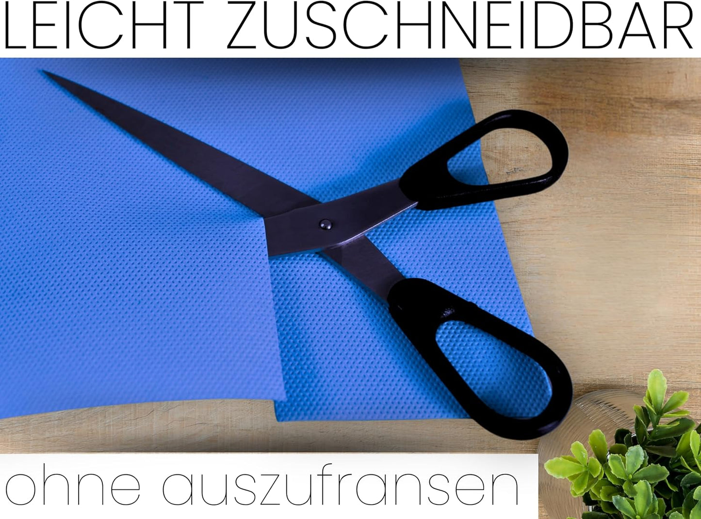 Tischdeckenrolle mit Lotus-Effekt, Hellblau 250 x 150 cm (Rechteckig)