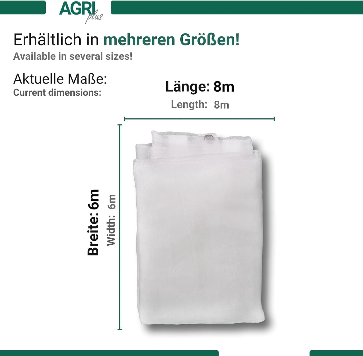 Poolschutznetz 6 x 8 m