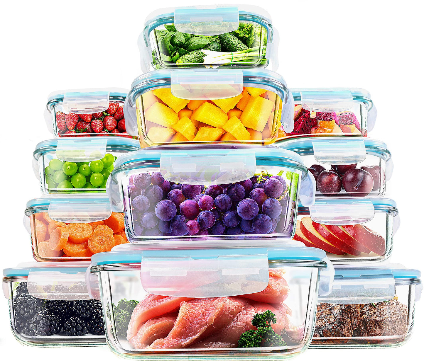 Aufbewahrungsboxen, 24er Pack