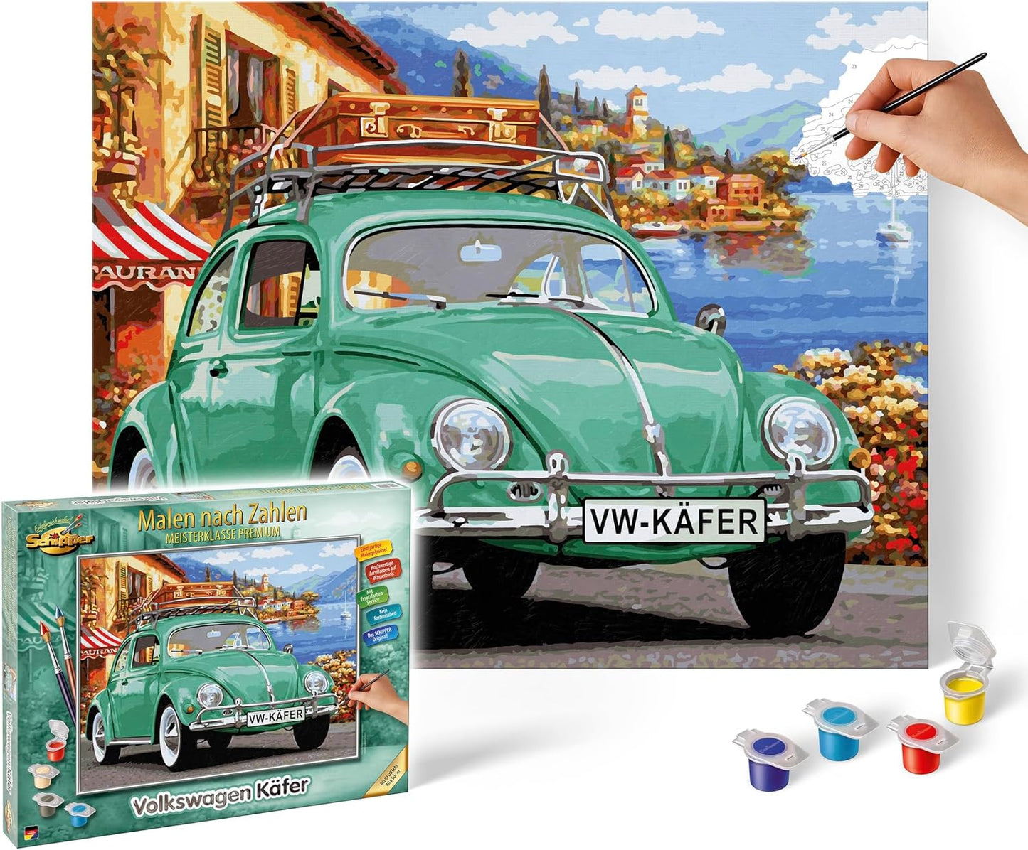 Malen nach Zahlen - Volkswagen Käfer