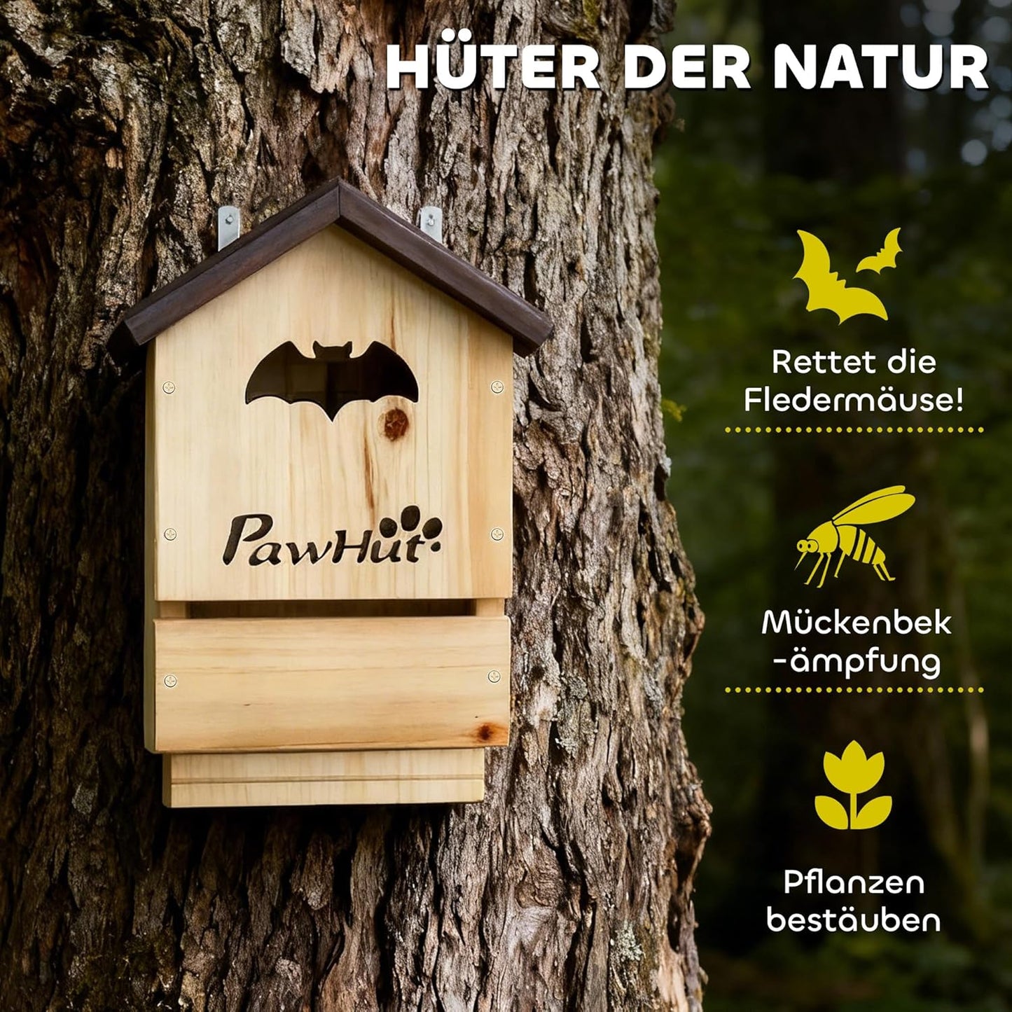 3er-Set Fledermauskasten
