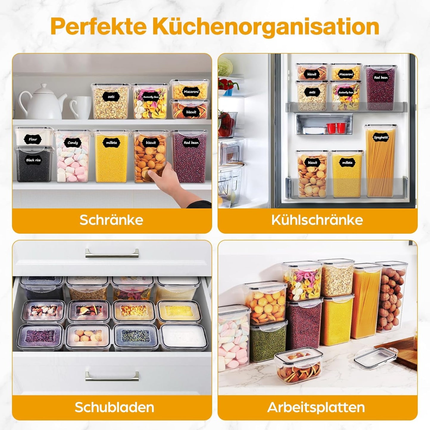 24er-Set Vorratsdosen, YH1310-24PCS