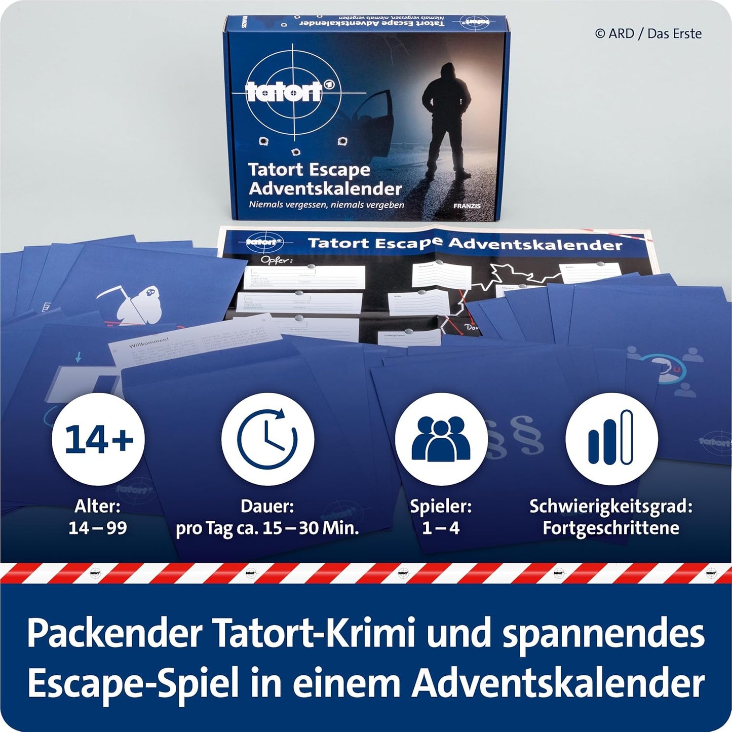 Tatort Escape Adventskalender: Niemals vergessen, niemals vergeben