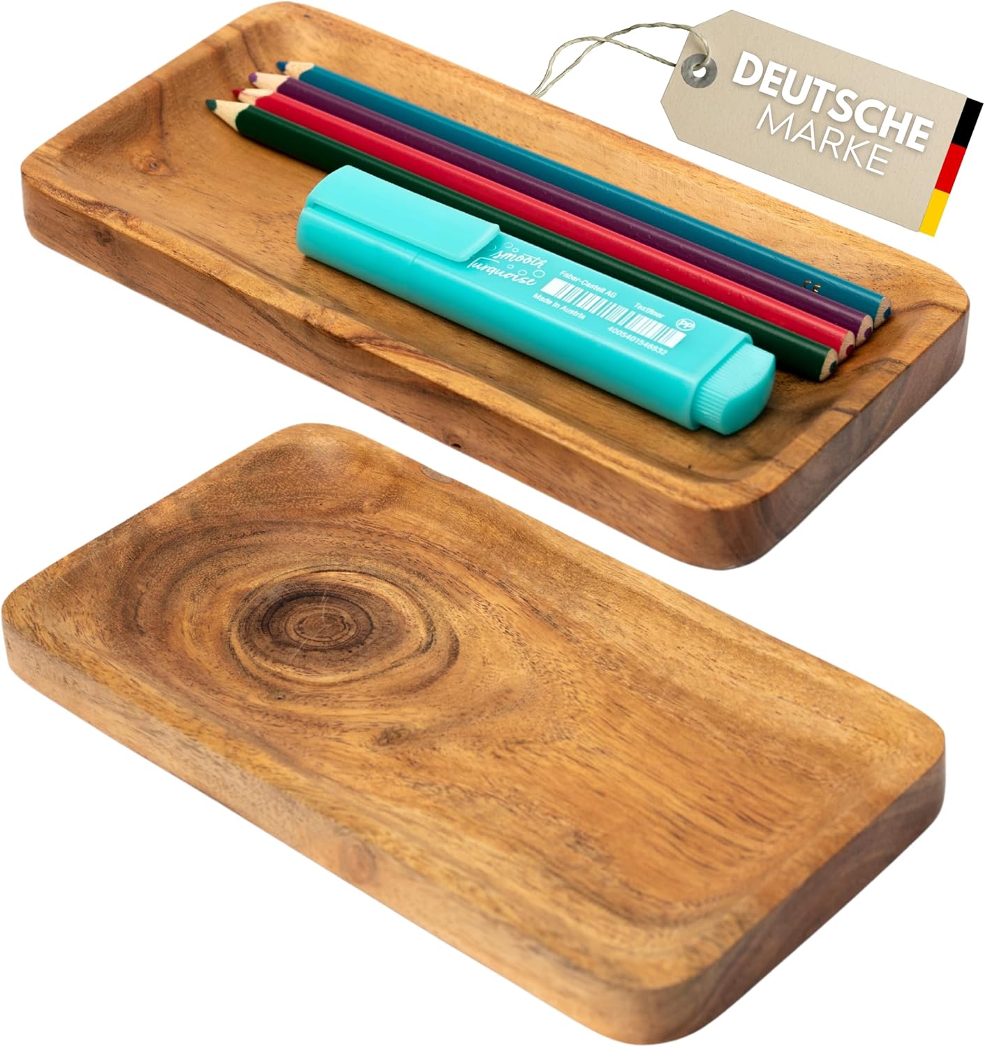 Rechteckiges Tablett-Set, 10 cm x 20 cm