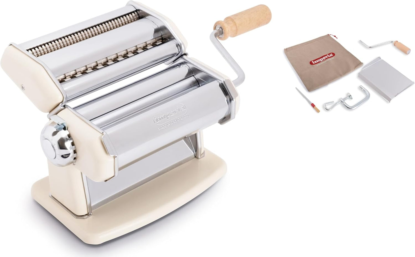 IPASTA Classica Manuelle Nudelmaschine, Cremefarben