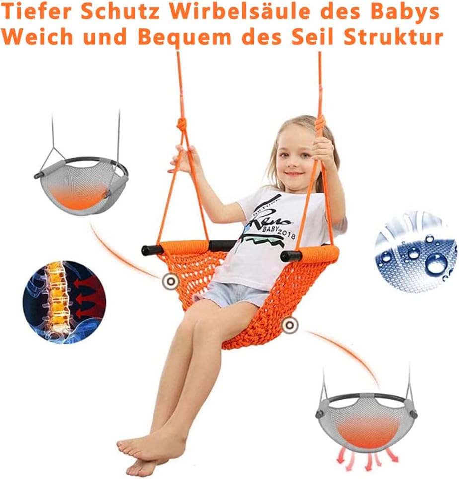 Seilschaukelsitz, Orange