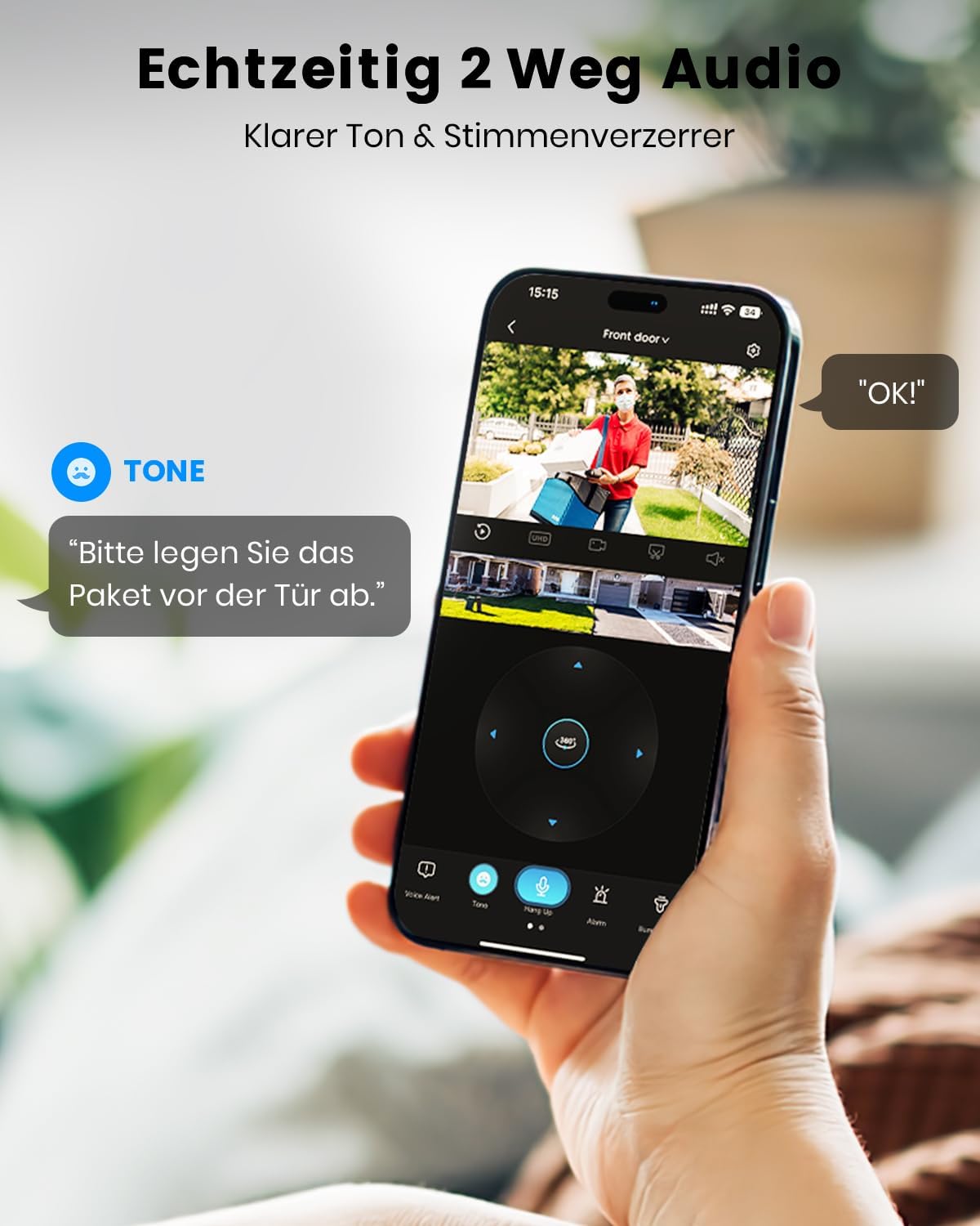 2K Solarbetriebene PTZ-Überwachungskamera, 2 Solarkamera