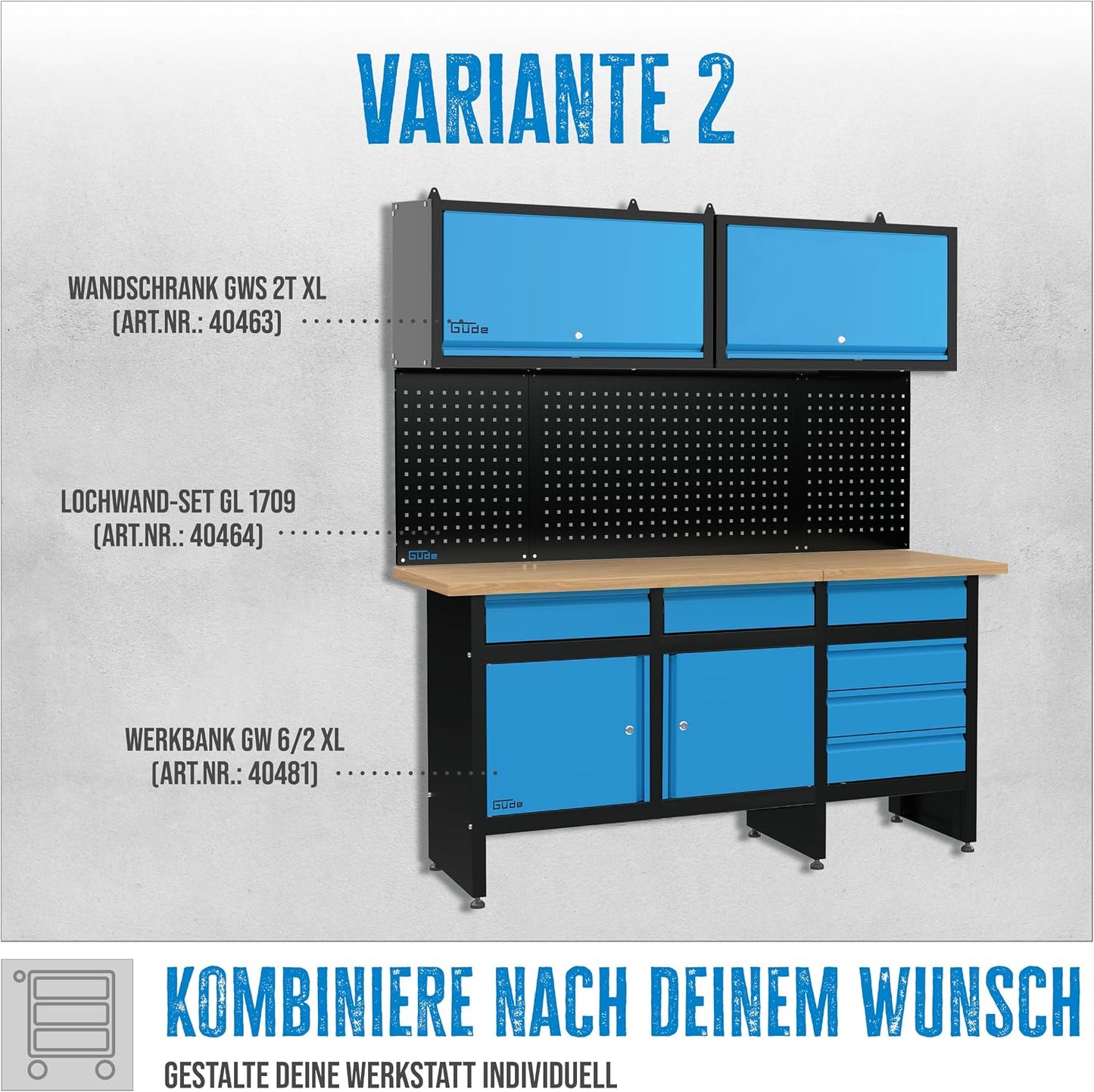 Lochwand-Set GL 1709 XL
