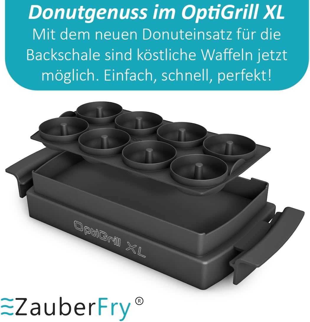 Donuteinsatz für Tefal OptiGrill XL, Elite XL, Plus + XL und Elite Plus XL, Für OptiGrill XL Donuteinsatz