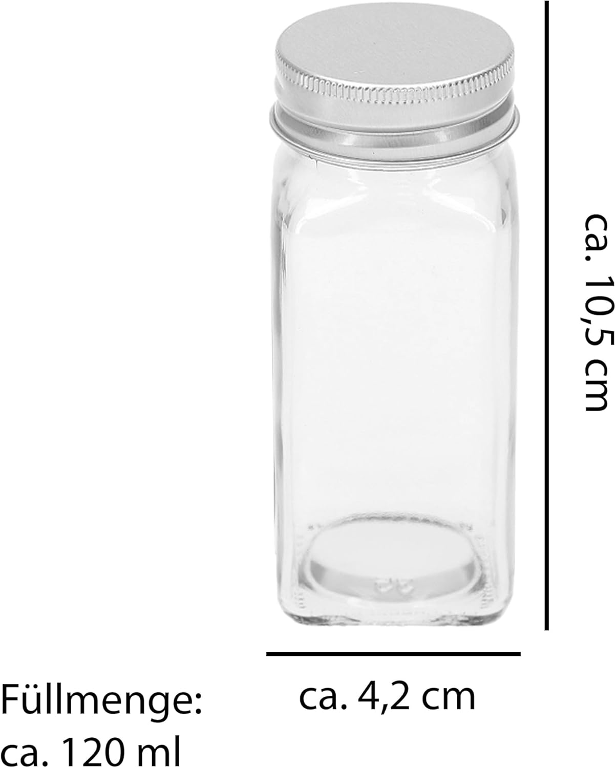 24er Gewürzgläser Set, 24