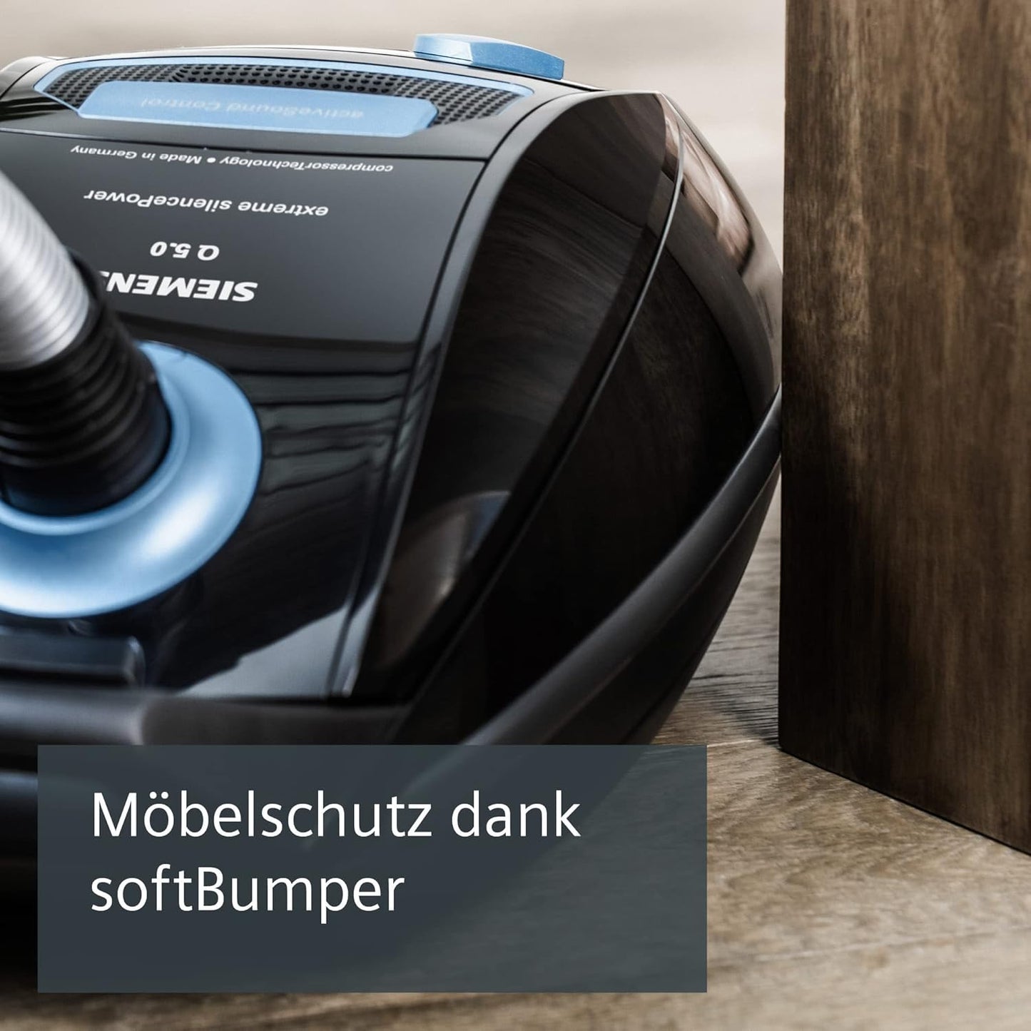 Staubsauger mit Beutel Q5.0 extreme silencePower, Single, Schwarz