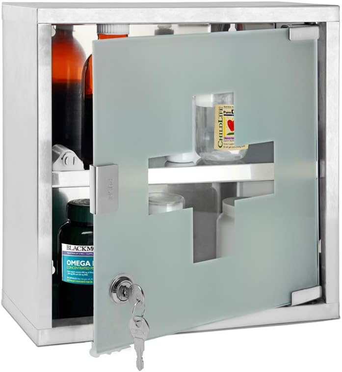 Medizinschrank, 2 Fächer