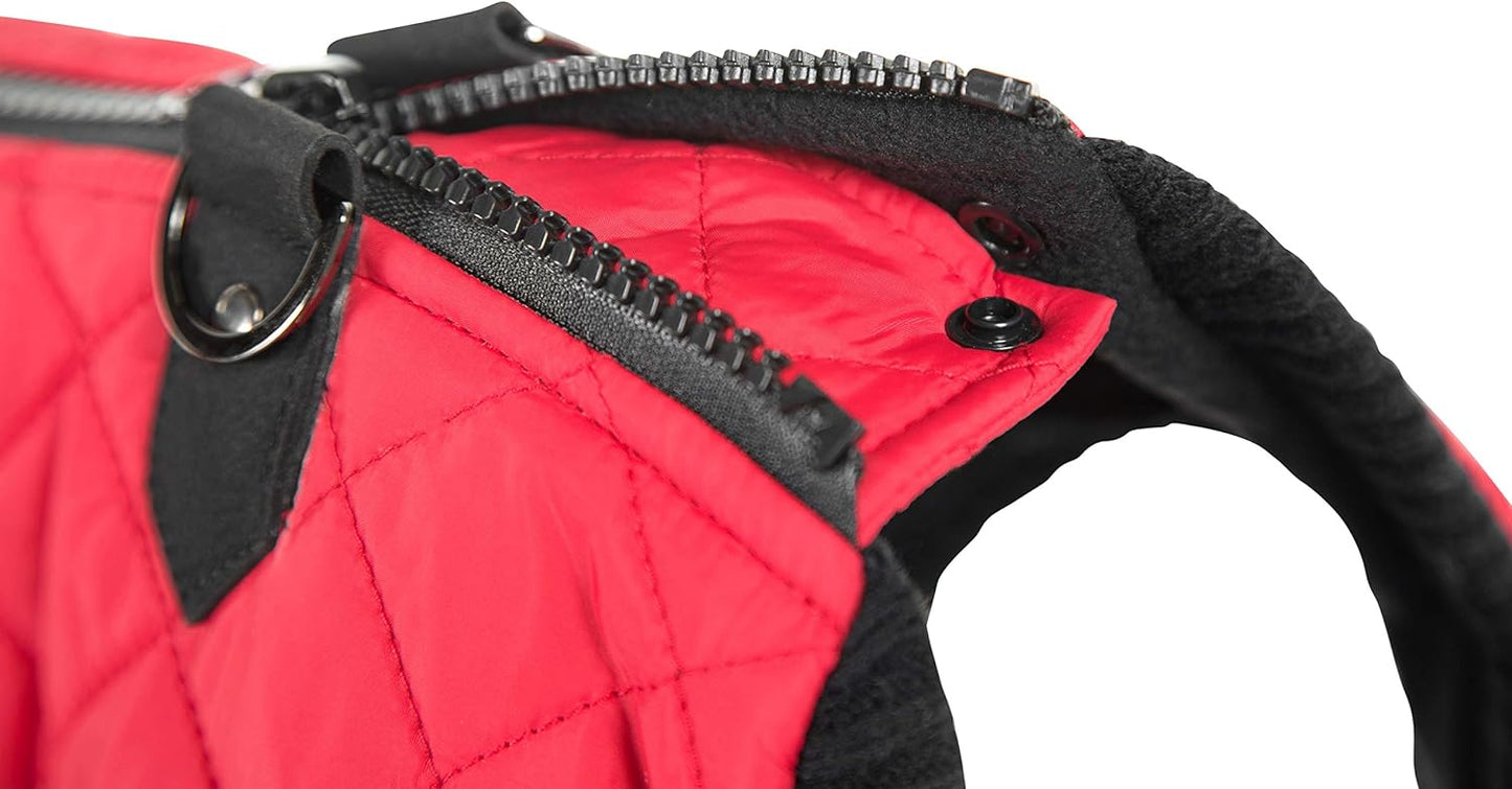 Hundebomberweste, X-Large chest (~19.5") rot